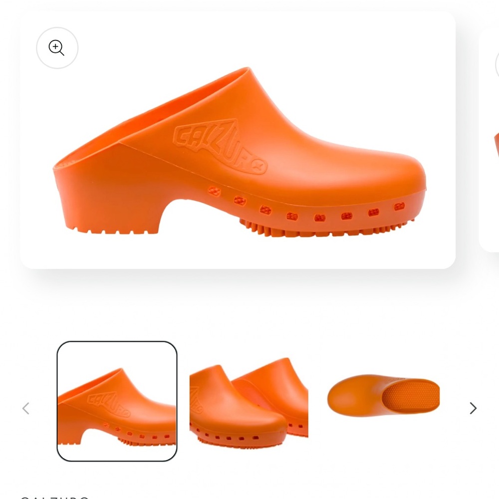 Calzuro Classic Clogs Orange Women’s Size 10-11 EU 40-41